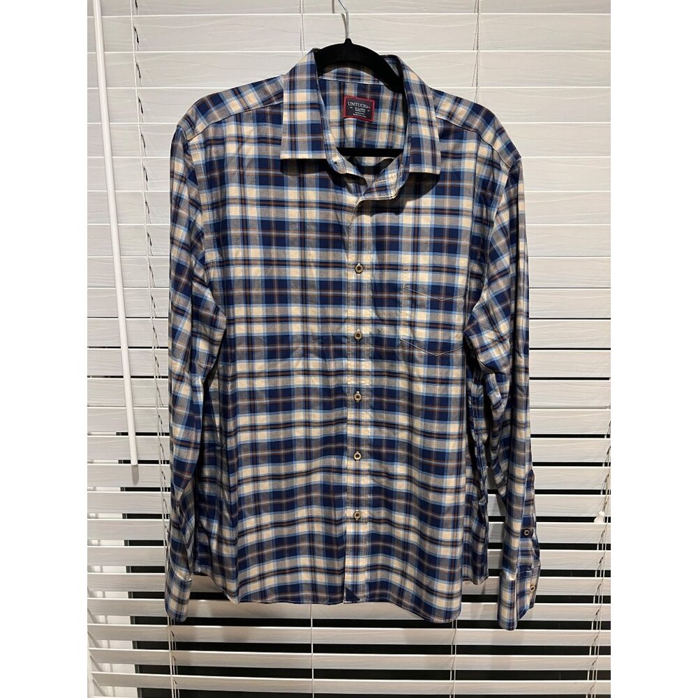 Untuckit Long Sleeve Button Up‎ Shirt - Size XL